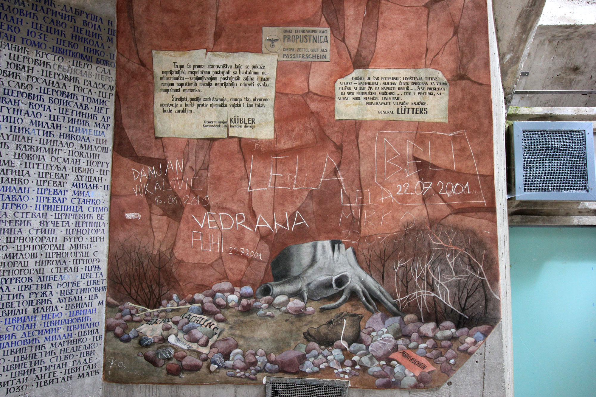 Spomen kuća bitke na Sutjesci, Tjentiste (Тјентиште)